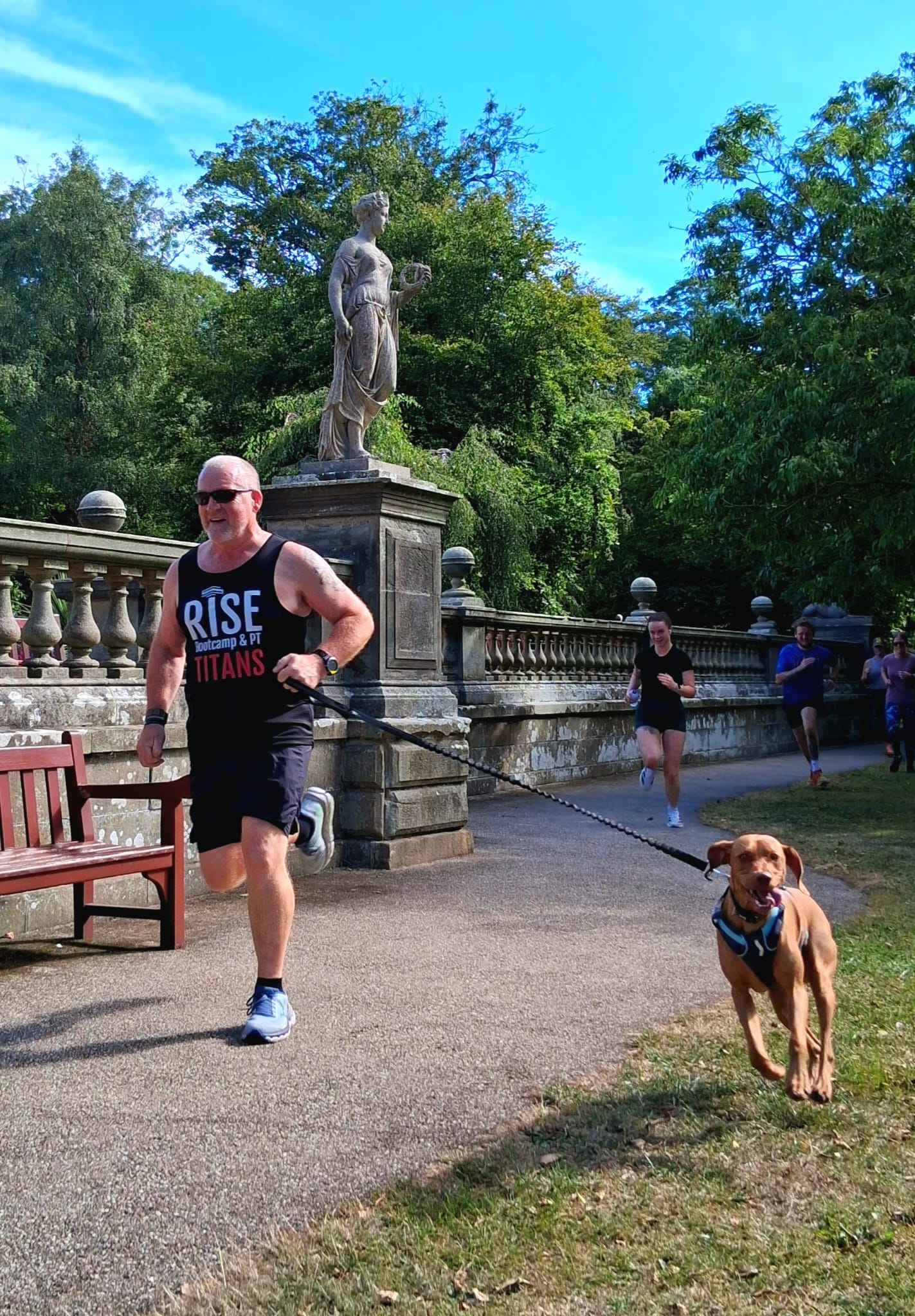 RISE Bootcamps members taking on a challenge together