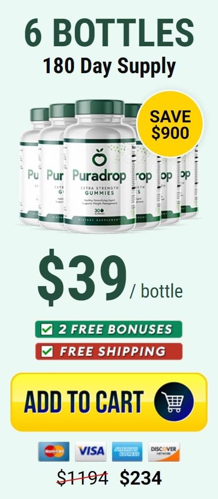 puradrops supplement buy 6 bottles