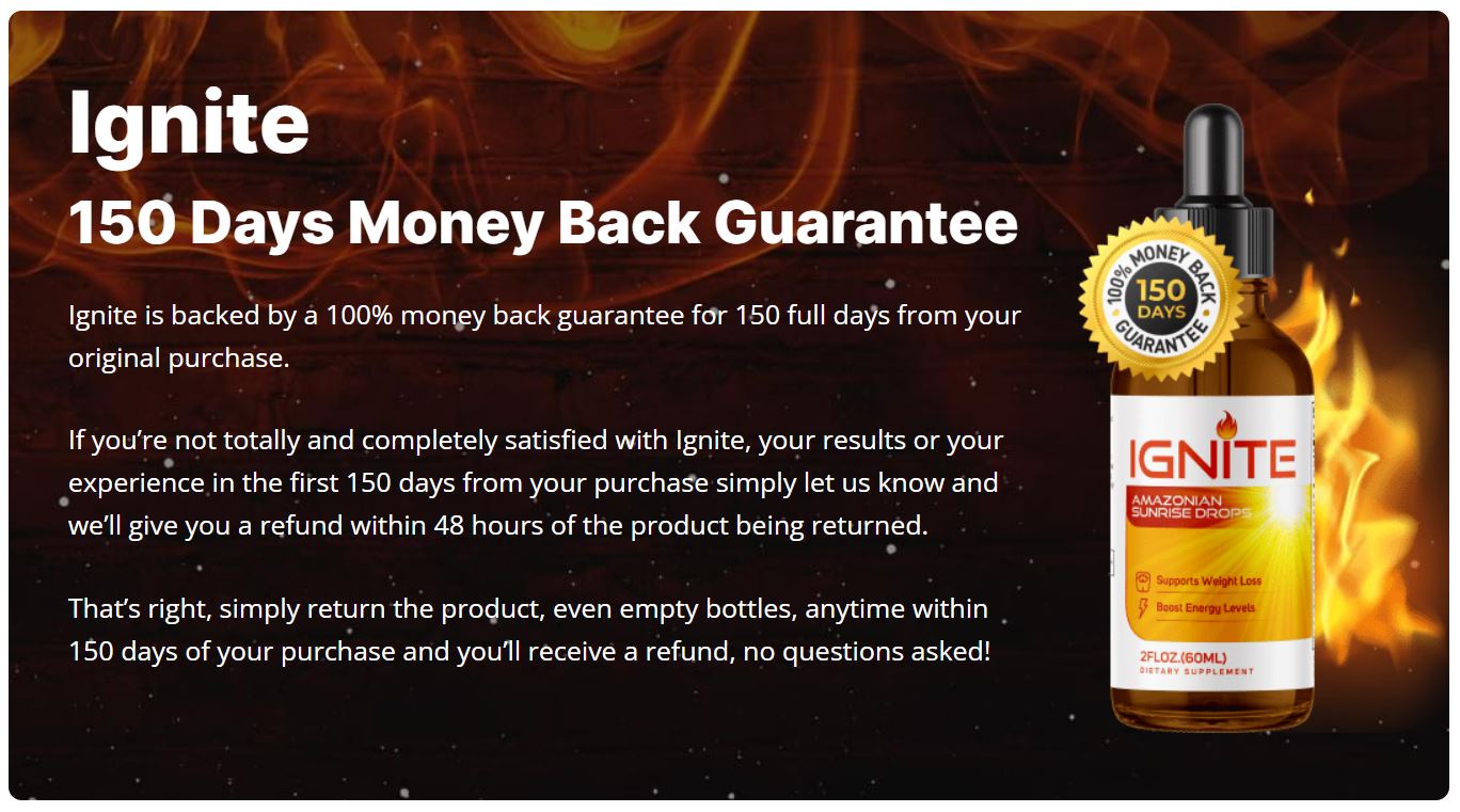 Ignitedrops 150 Days Money Back Guarantee