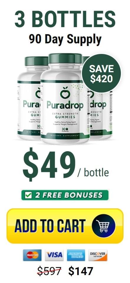 puradrops supplement buy 3 bottles