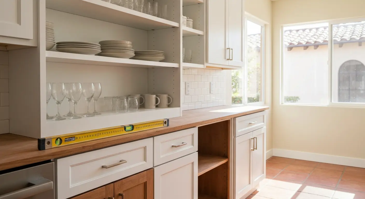 Kitchen cabinet installation