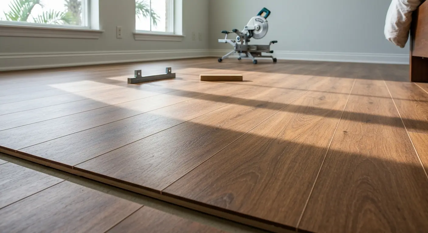 Laminate flooring in Silver Springs bedroom
