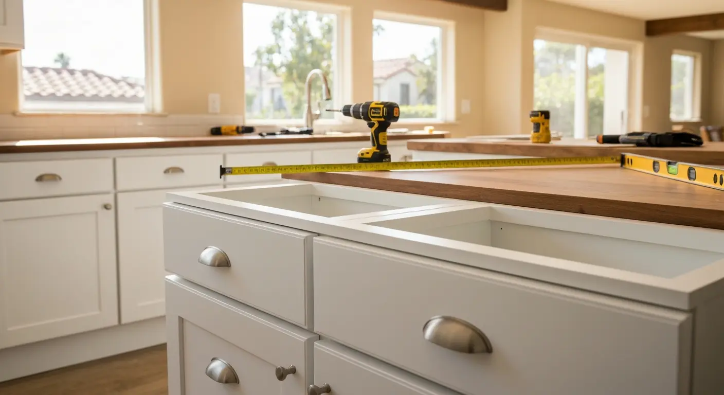 Kitchen cabinet refacing project