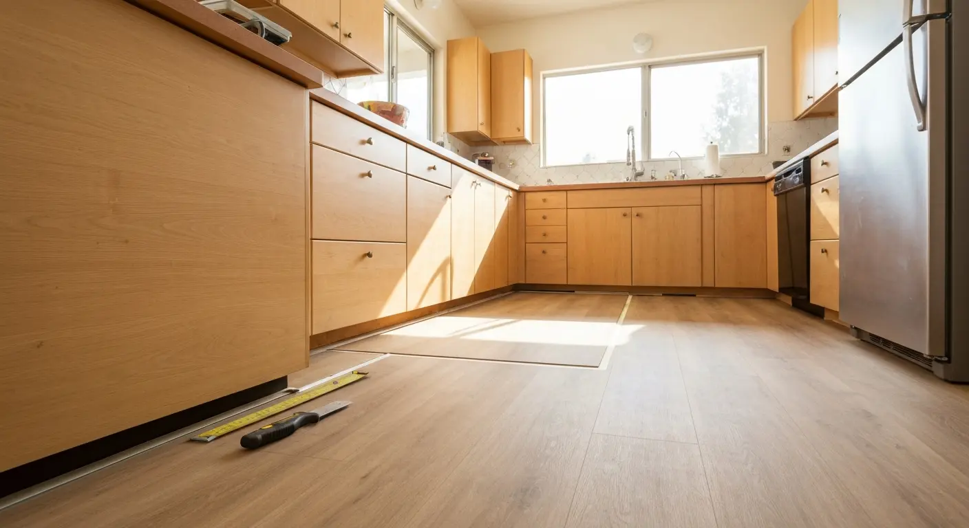 Vinyl flooring installation