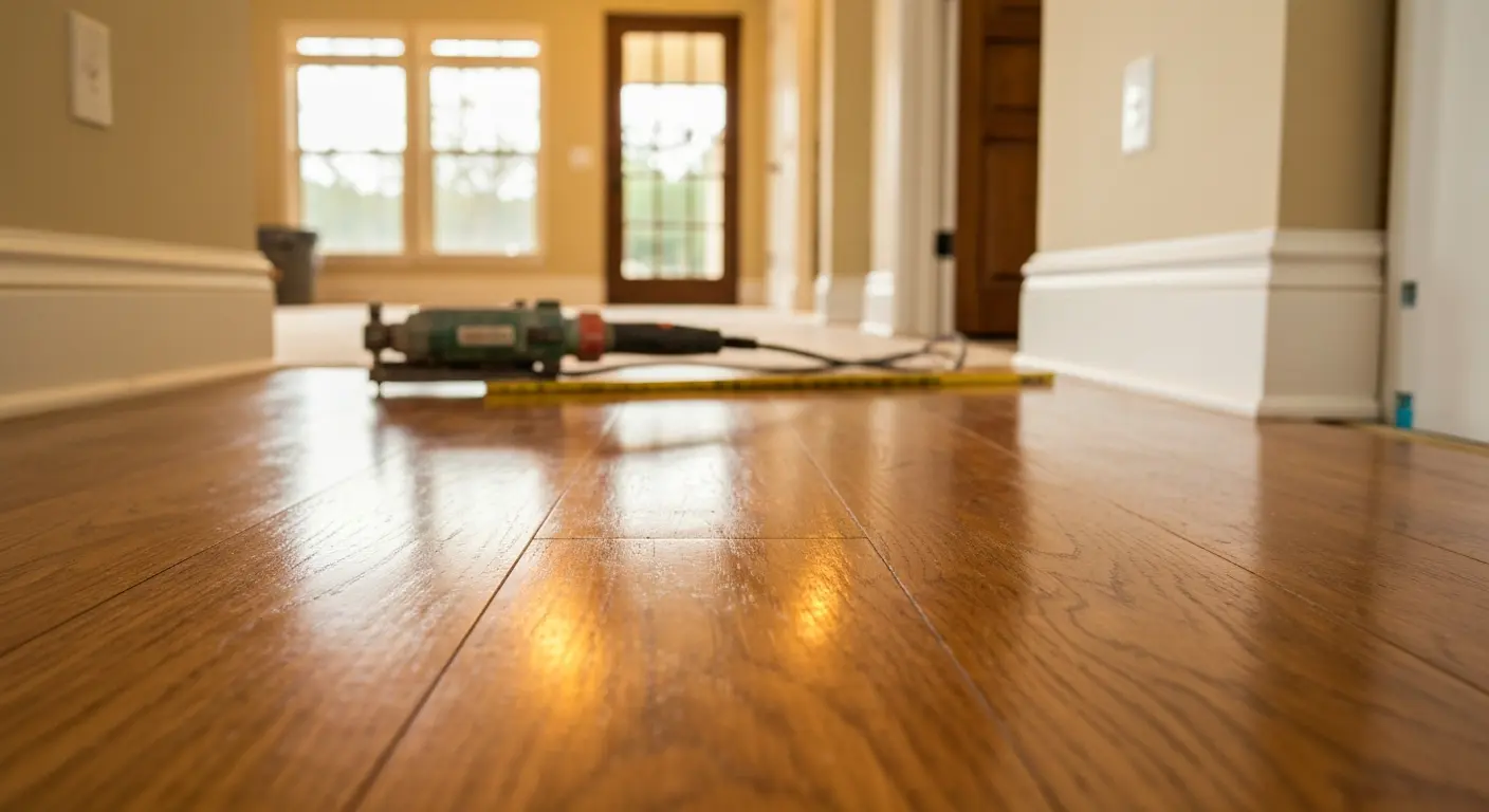 Hardwood flooring installation in Ocala home
