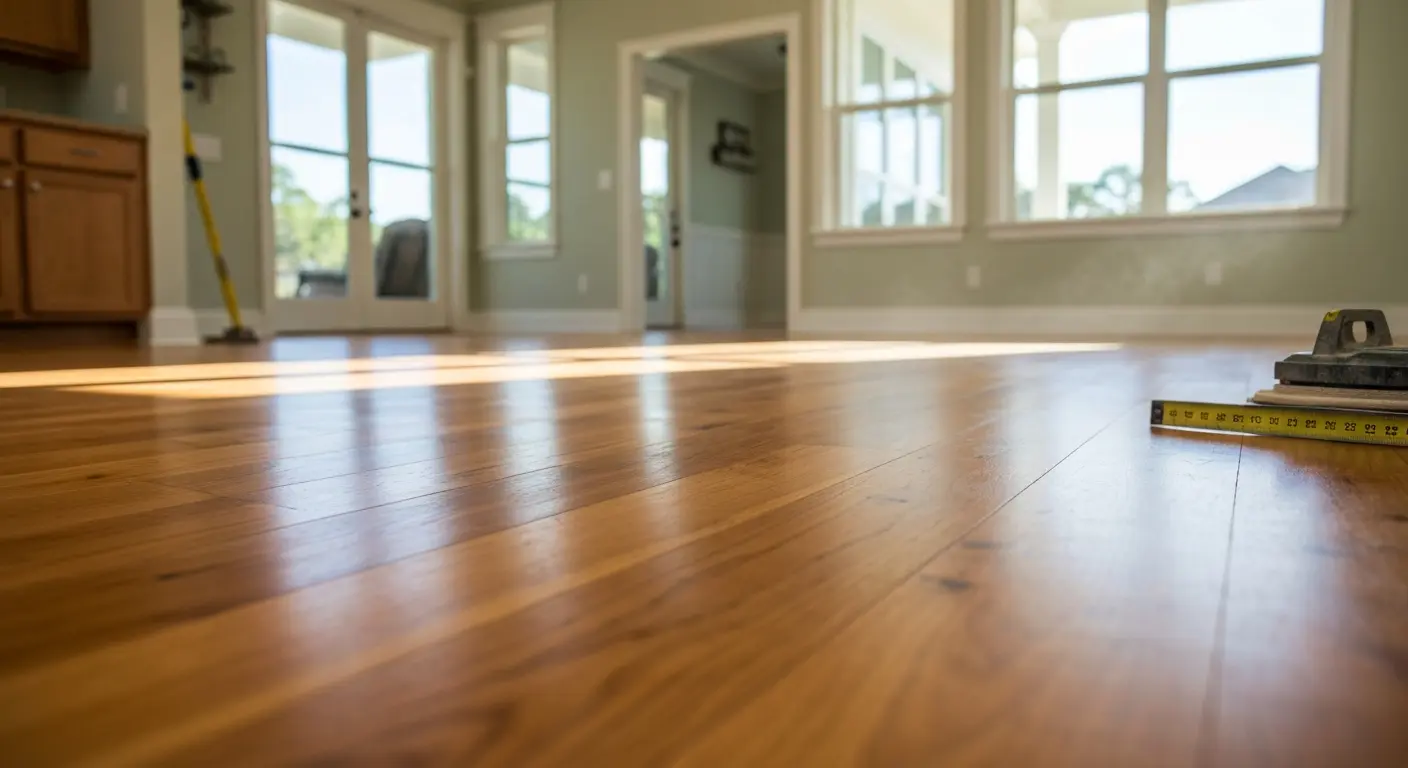 Hardwood flooring installation