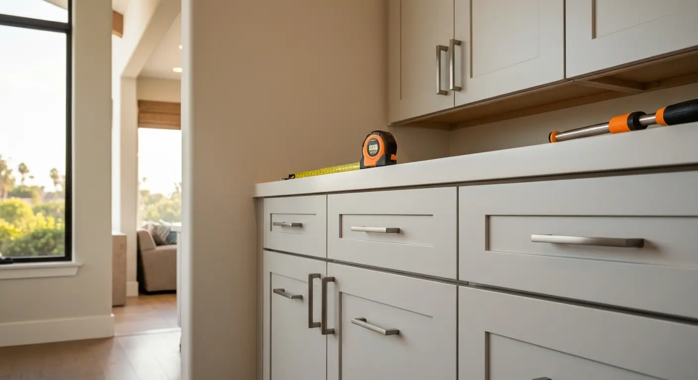 Specialty cabinet refacing project