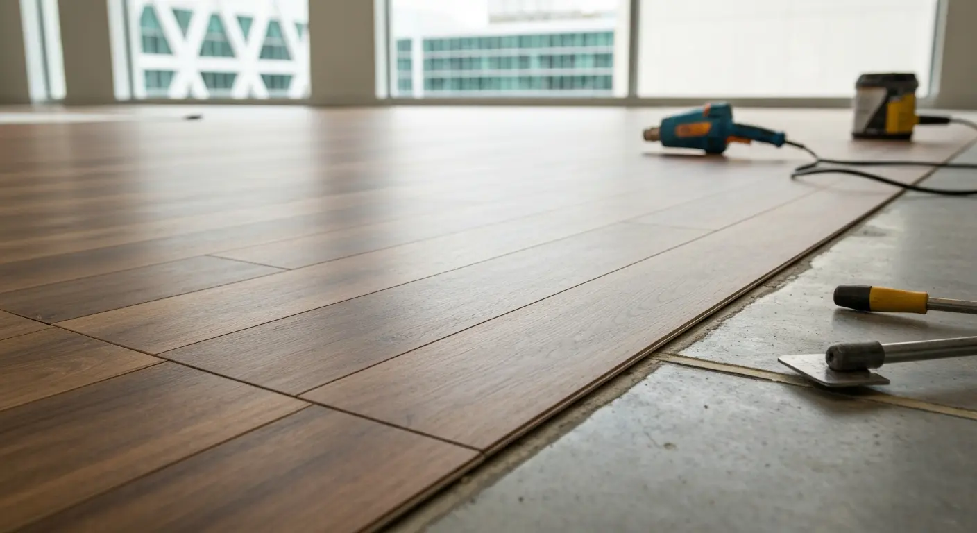 Vinyl flooring repair