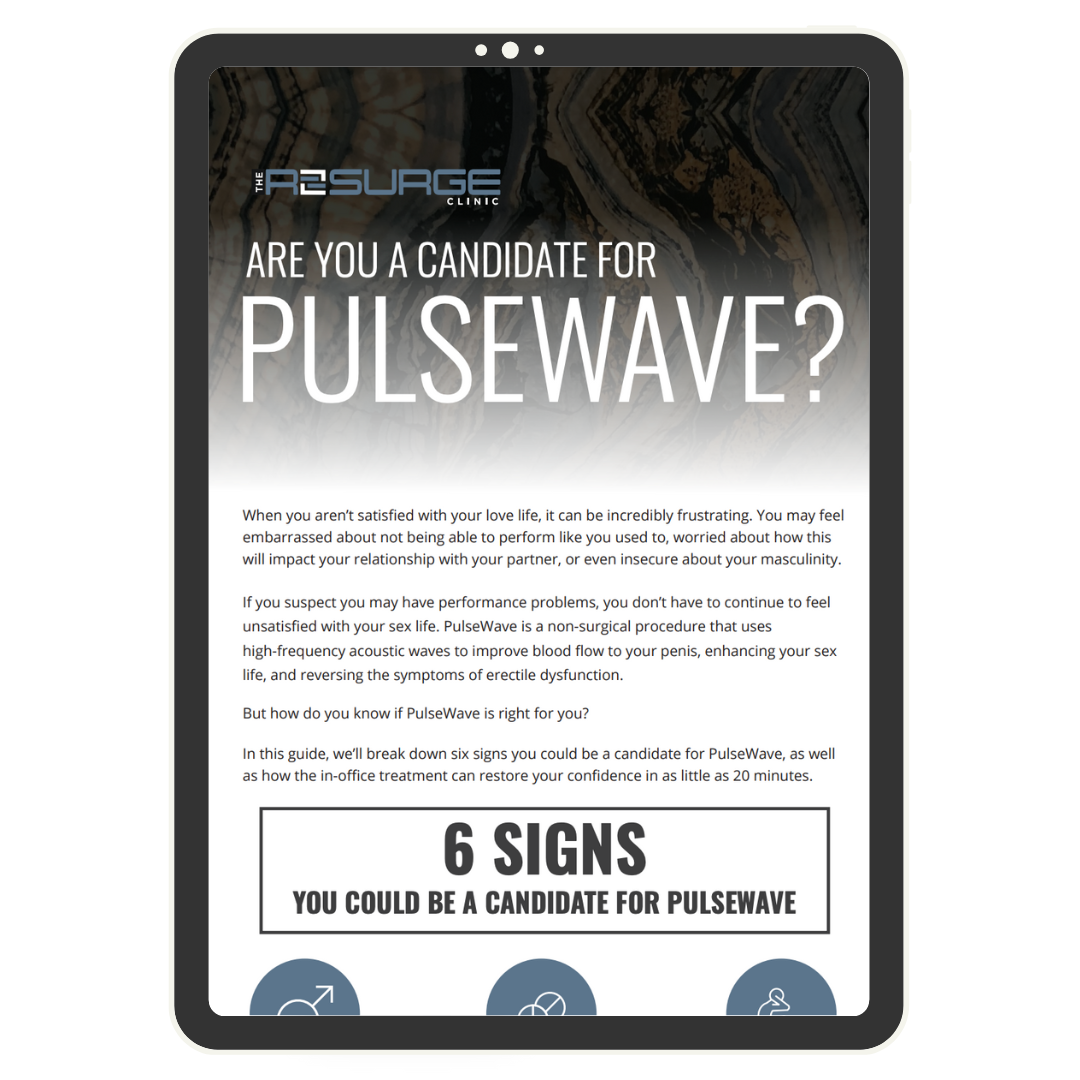 Are you a candidate for pulswave ebook mockup on black tablet