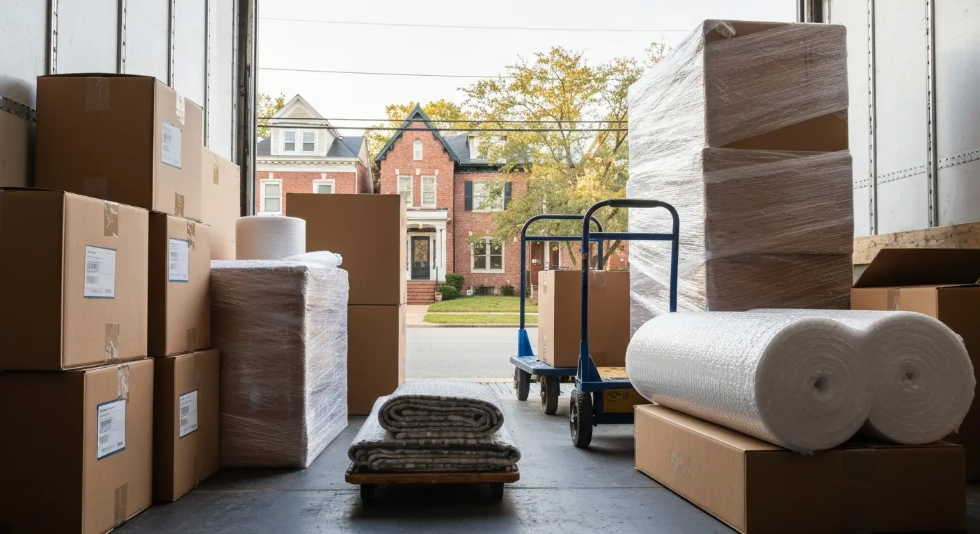 Residential moving preparation