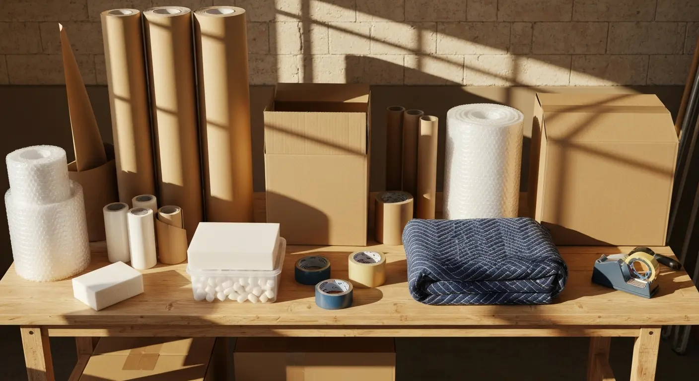 Packing supplies and materials