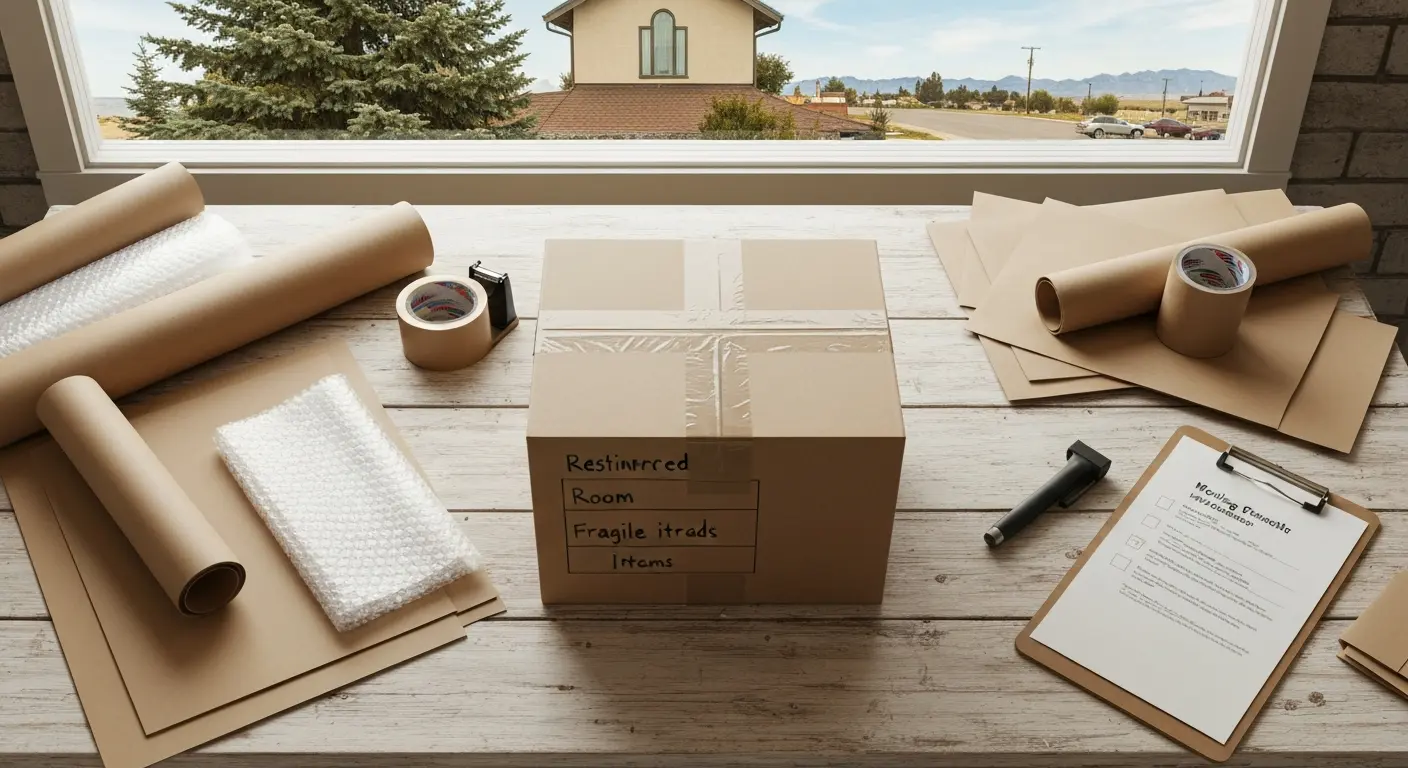 Professional packing materials and technique