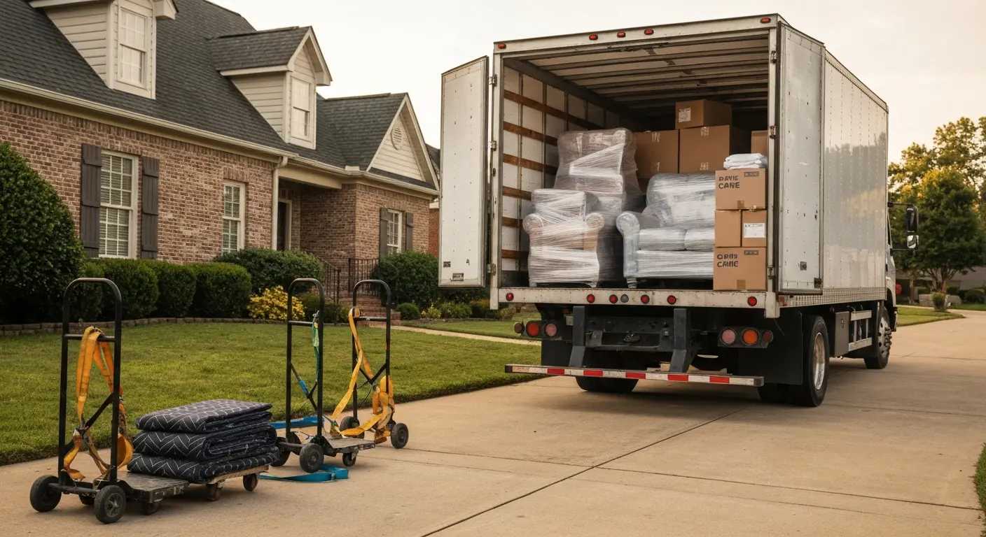 Long distance moving truck