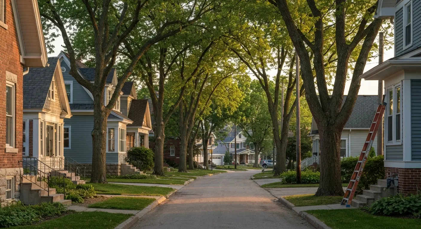 Cedar Hill Park and Madison neighborhood streets