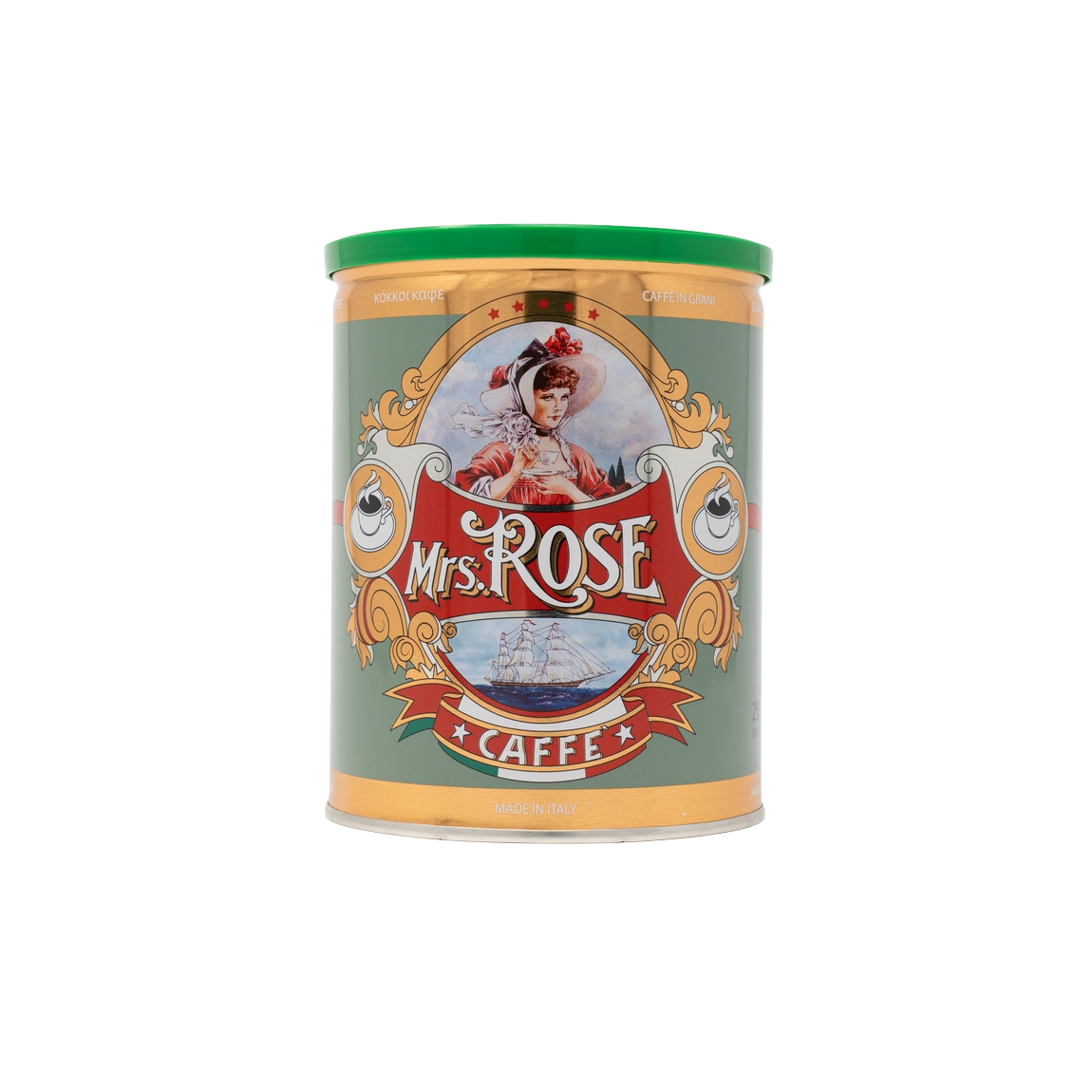 Mrs. Rose 250 gram 100% Arabica coffee tin
