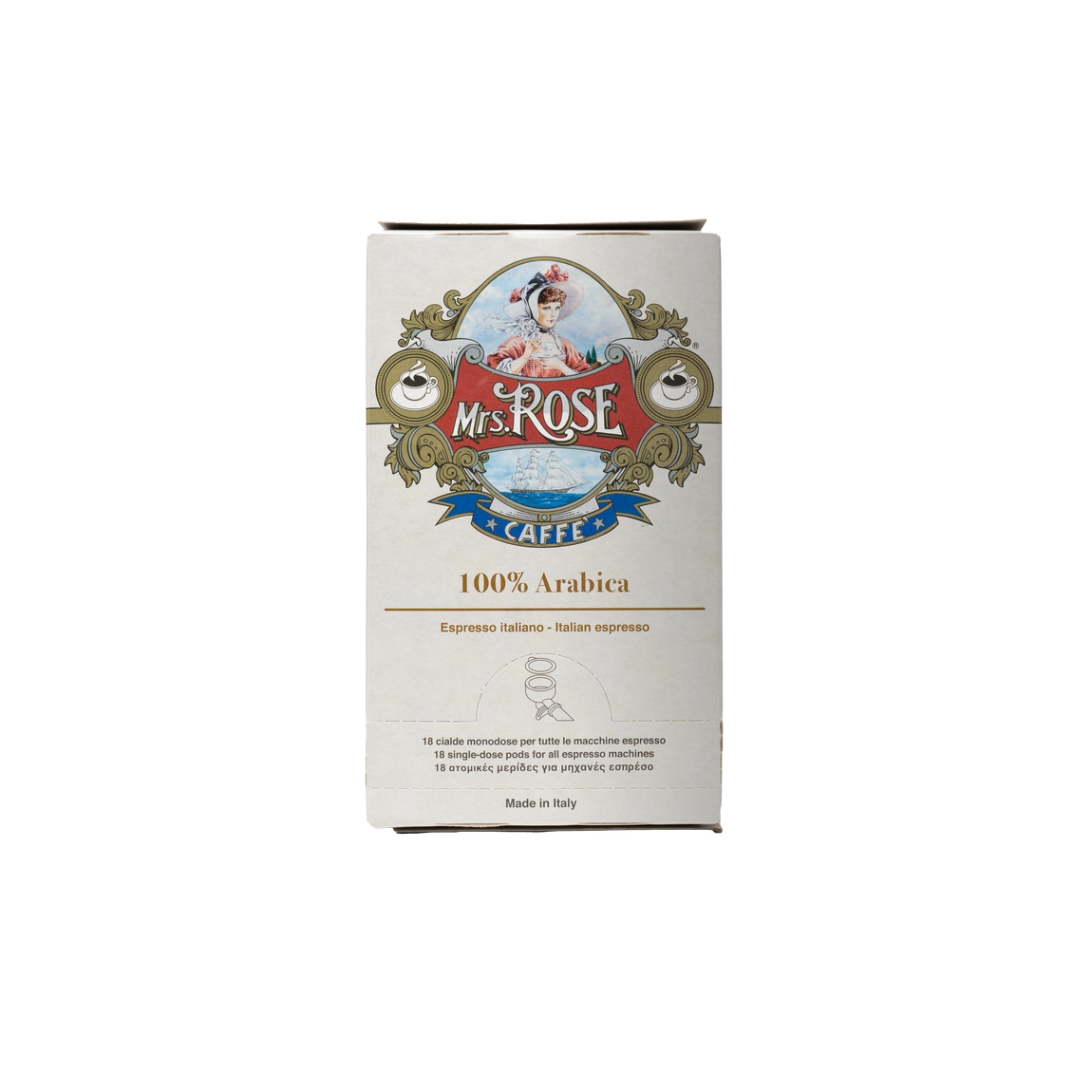 Mrs. Rose ESE coffee pods, pack of 18