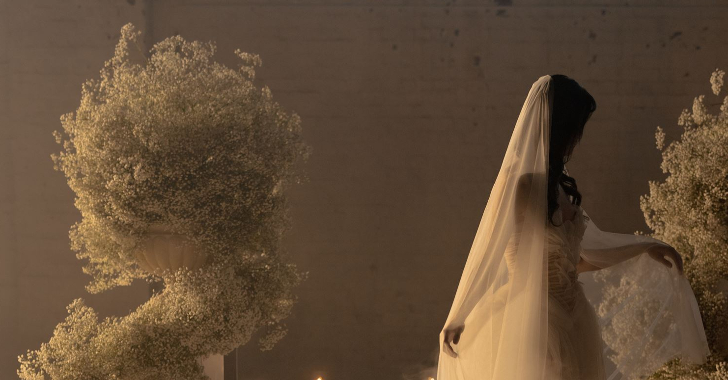 Ceremony floral installation