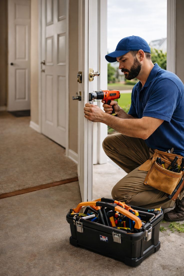 Contractors on site