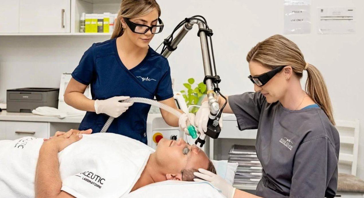 CO2 laser treatment at Gold Coast Dermatology Clinic