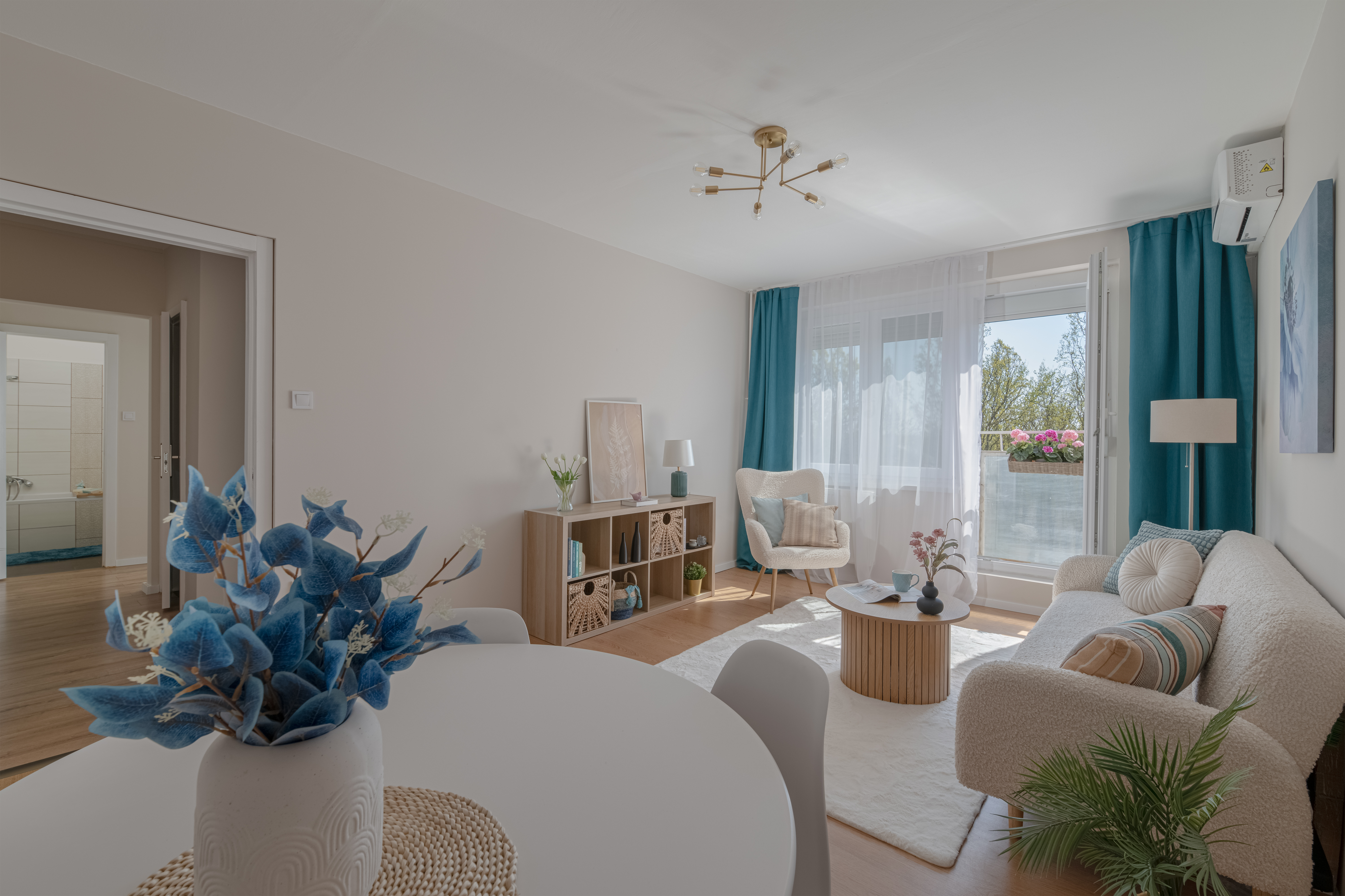 Home staging után — tudatosan felkészített, stylingolt enteriőr