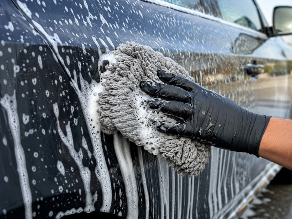 Hand wash step of full auto detail in Ashburn VA Hand wash step of full auto detail in Ashburn VA