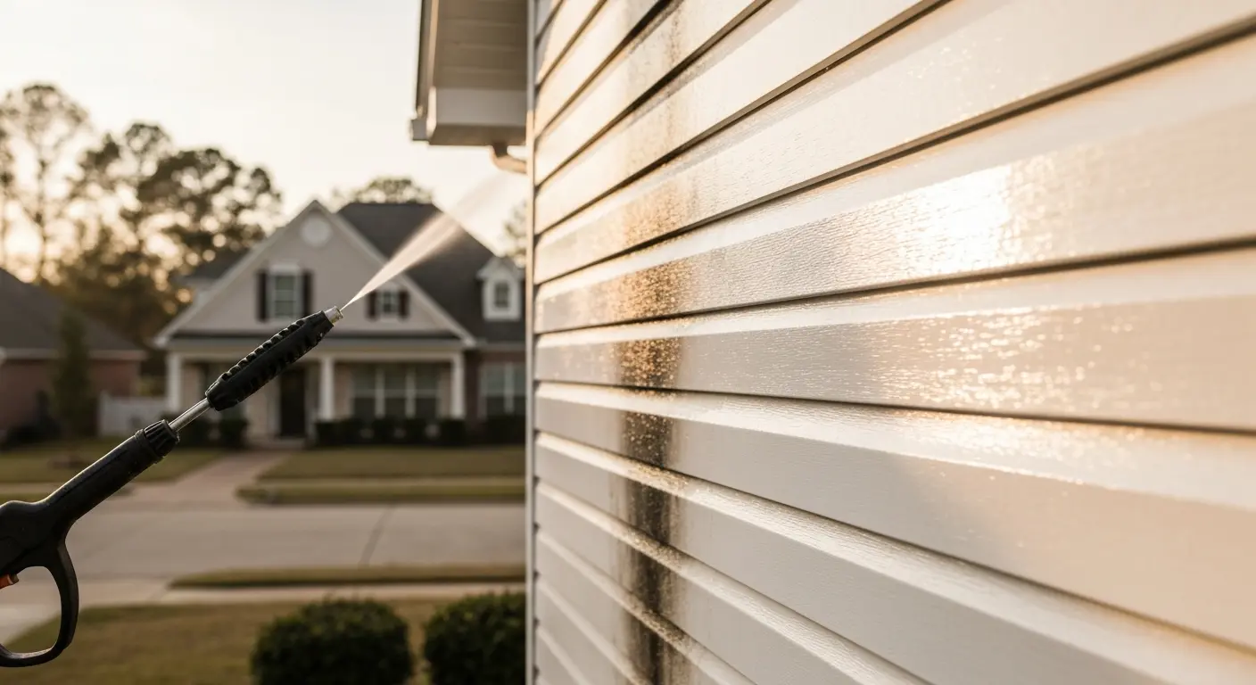 House siding cleaning