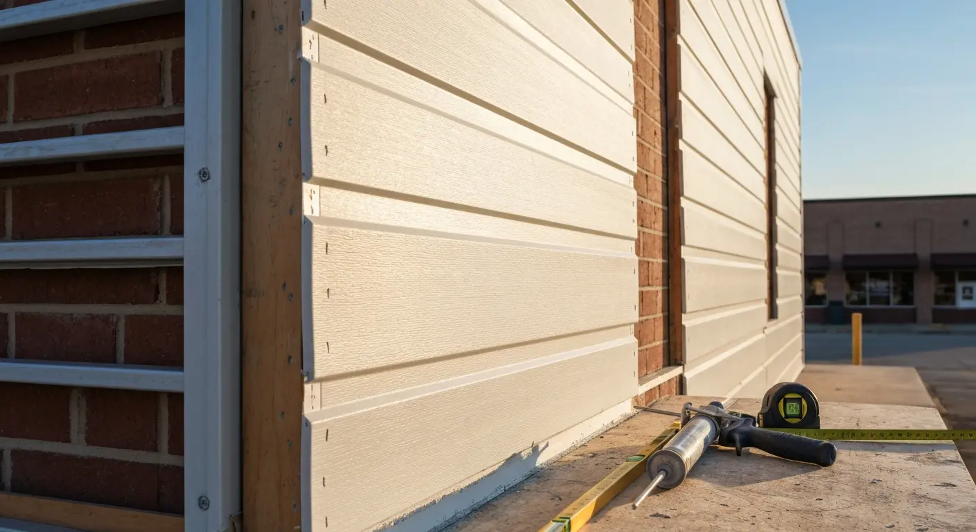 Commercial siding repair