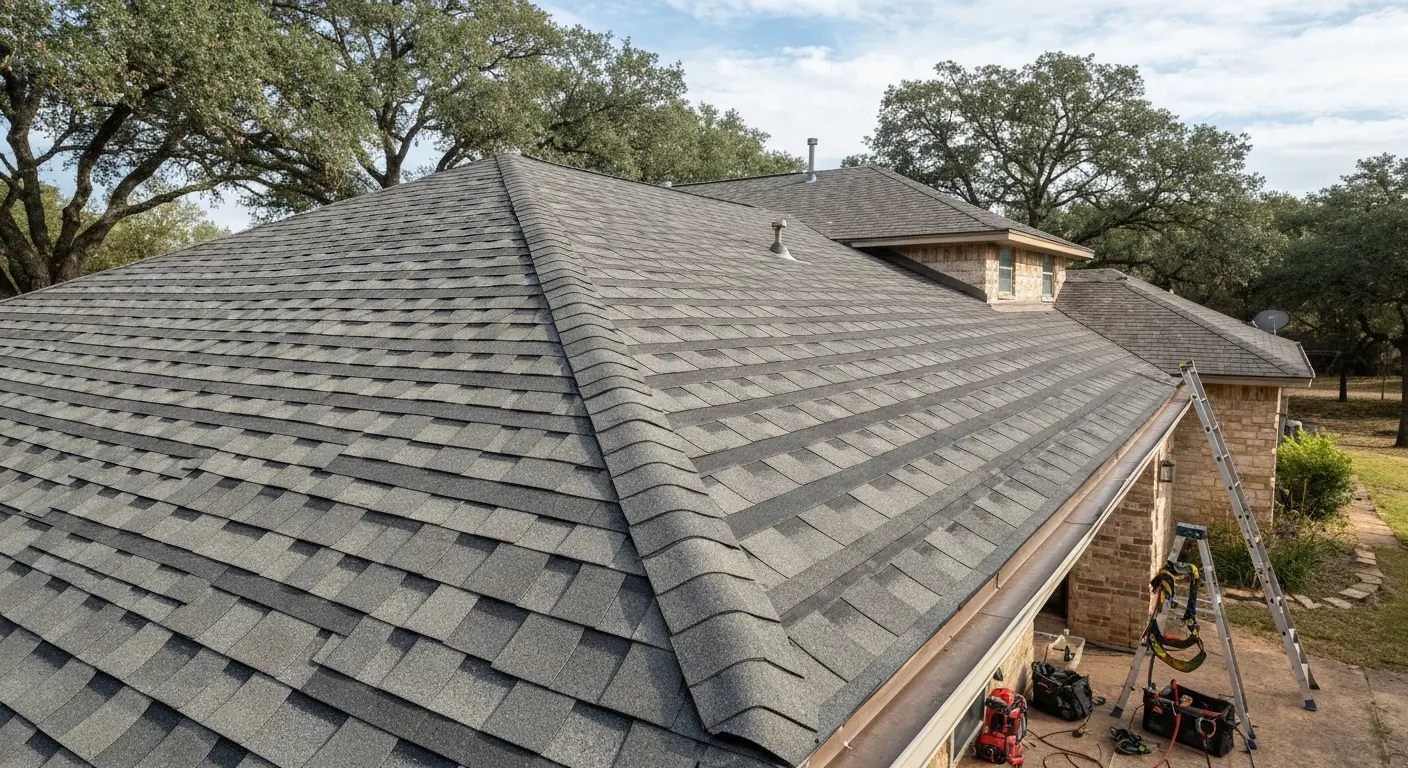 Residential roofing project in Mansfield