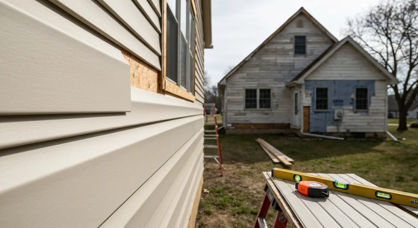 Siding replacement project