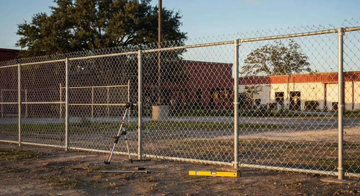 Commercial security fencing