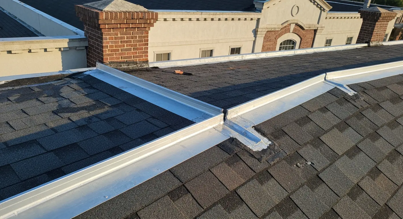 Roof repair work