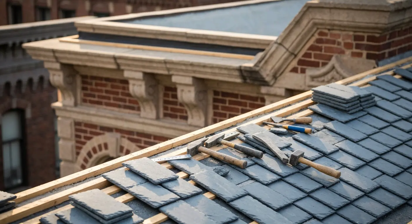 Historic building roofing