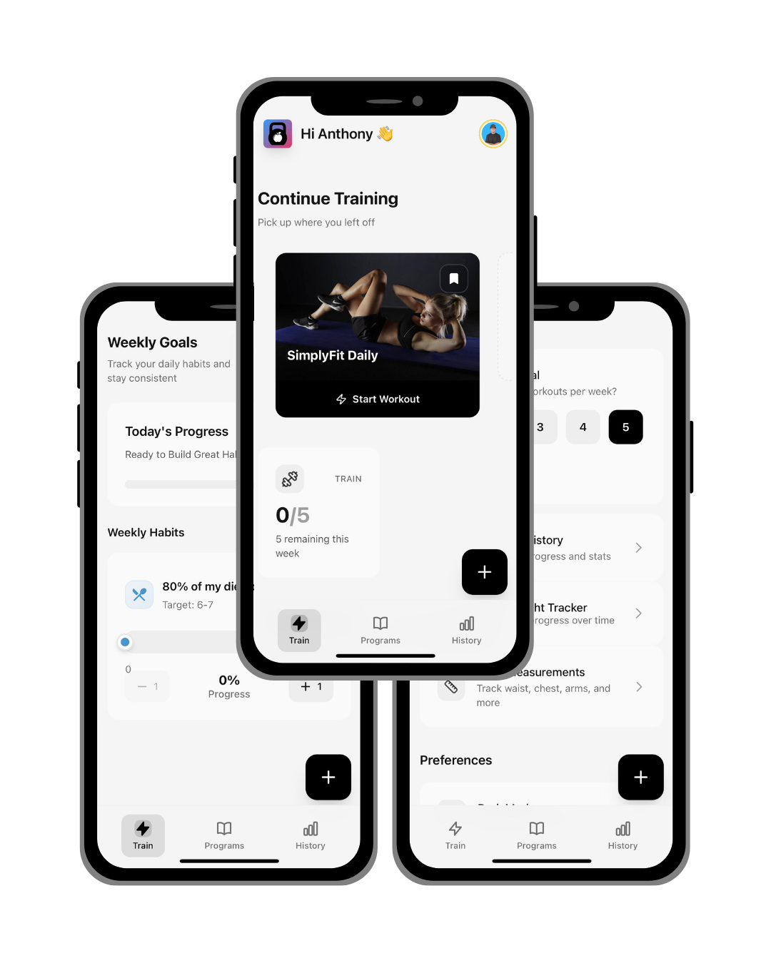 SimplyFit Training App