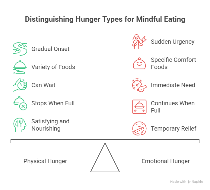 Emotional Hunger vs Physical Hunger