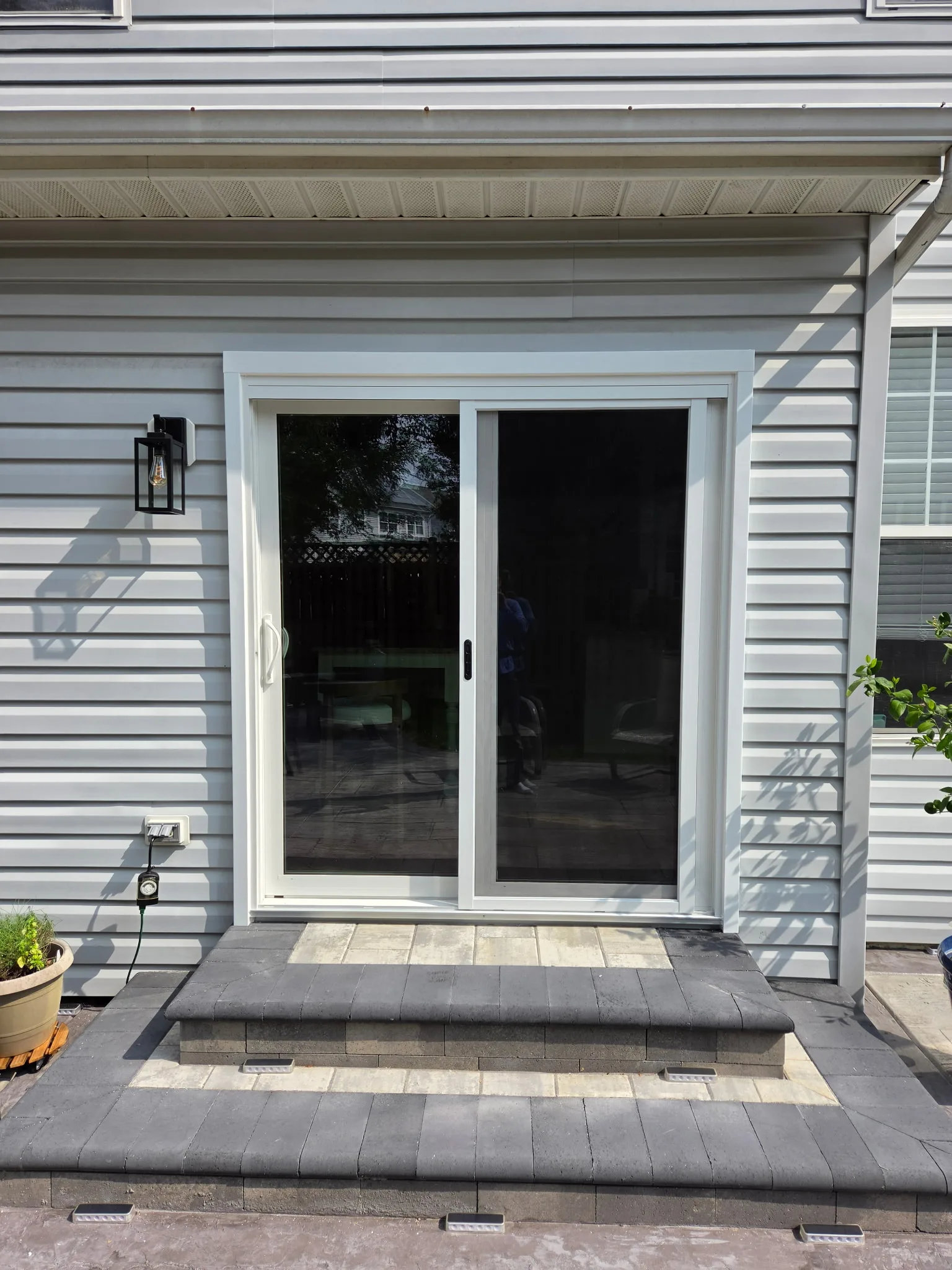 Bay and garden windows on a colonial home exterior