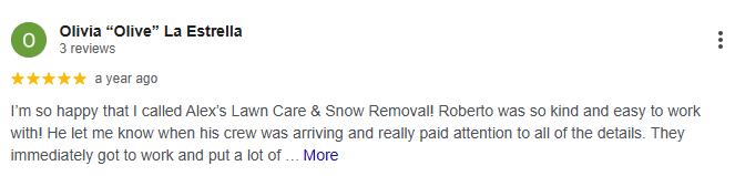 Review from Olivia La Estrella