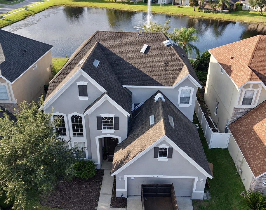 Roof after replacement
