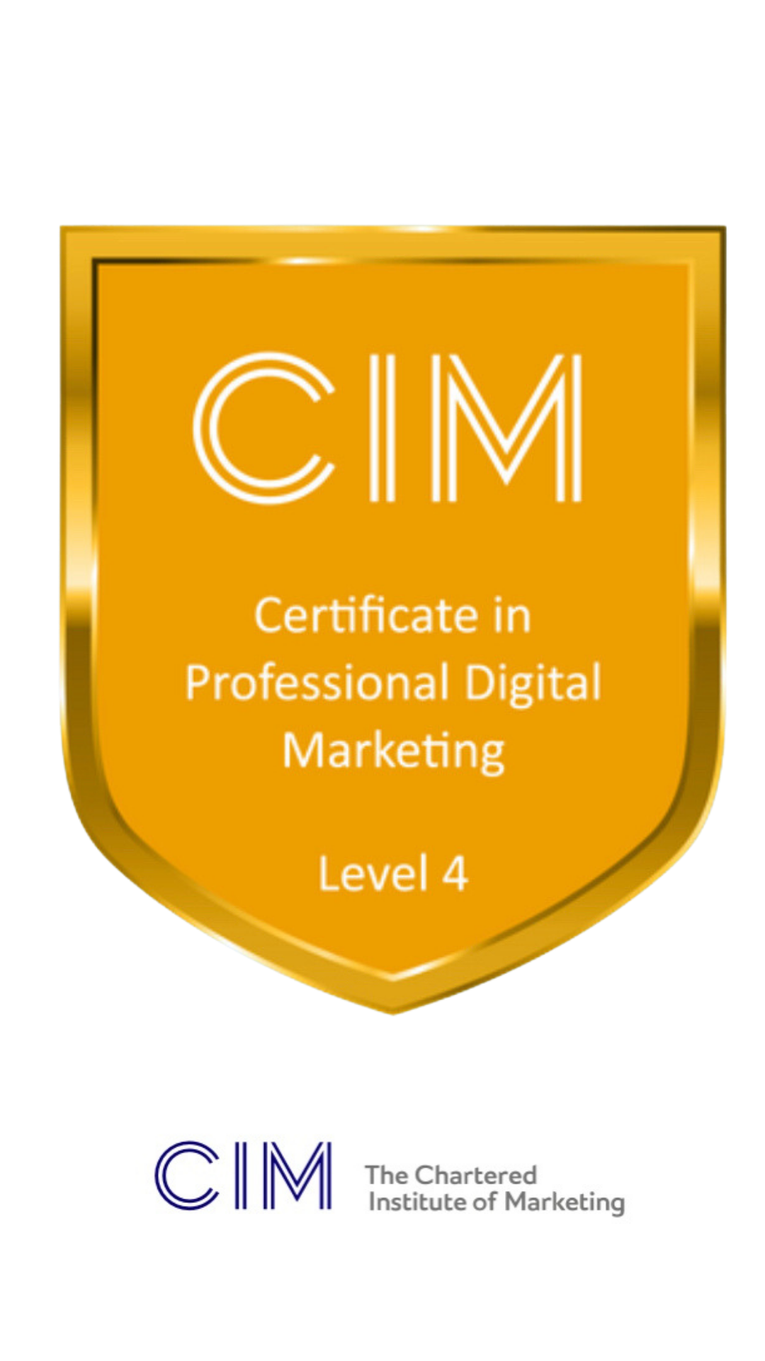 Certified with Chartered Institute of marketing