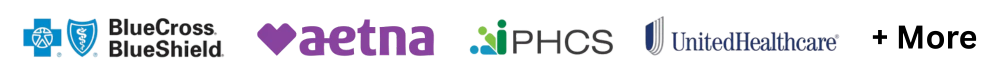 BlueCross BlueShield, Aetna, PHCS, UnitedHealthcare