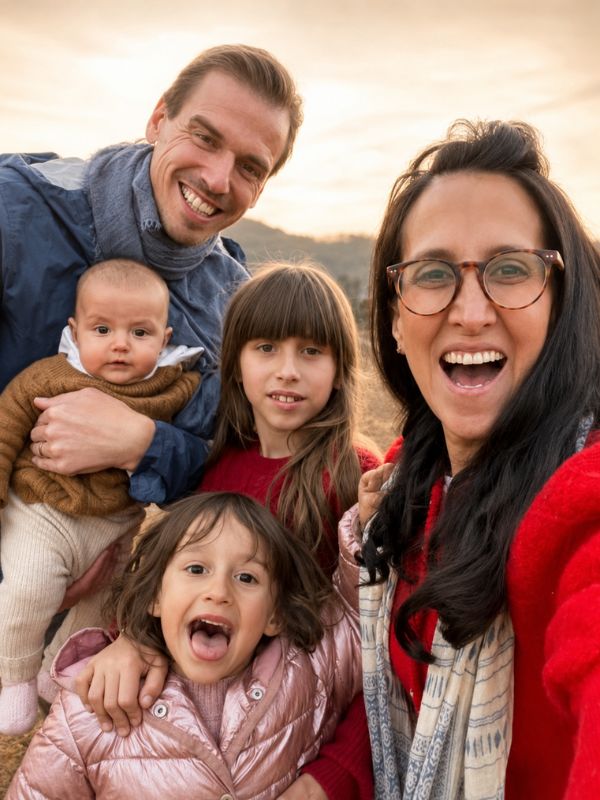 Ruchi — Andrea Avilés Regens con su familia