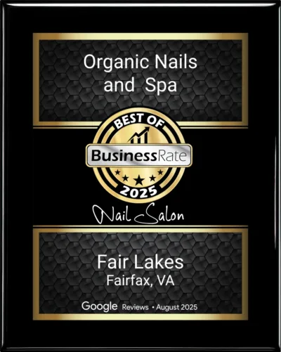 Recognition awarded to Organic Nails & Spa