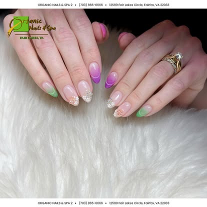 Nail work by Organic Nails & Spa in Fair Lakes, Fairfax VA, photo 17