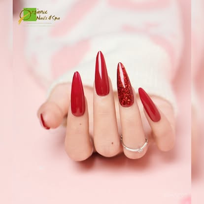 Custom nail design at a Fairfax VA nail salon