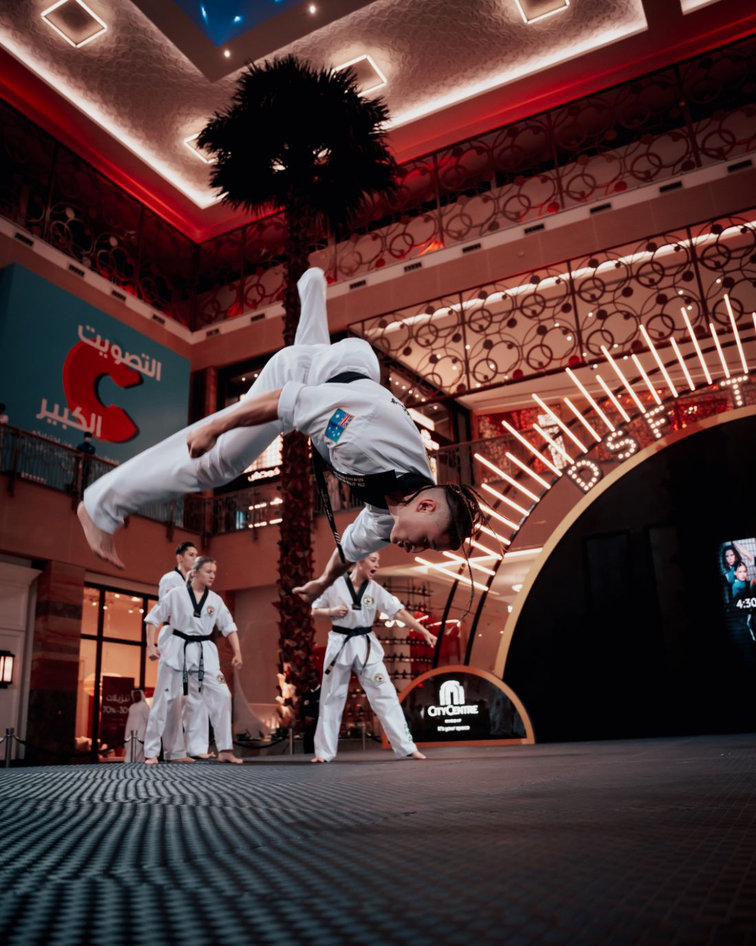 Flying side kick