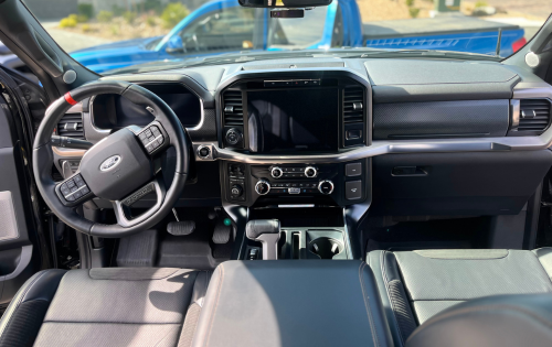 ford raptor interior after a interior detail from zaro detailing