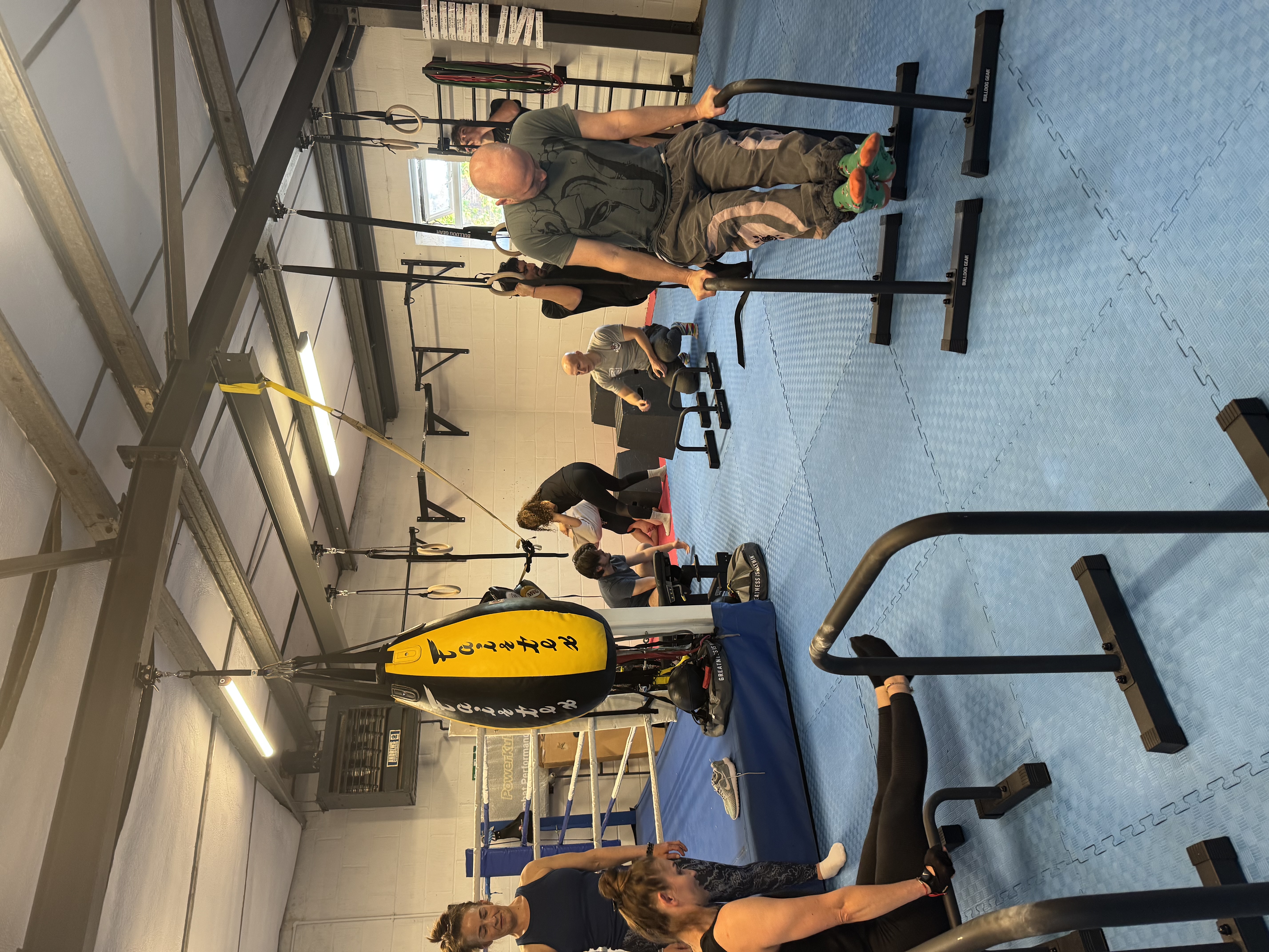Leamington Calisthenics class performing group push-ups