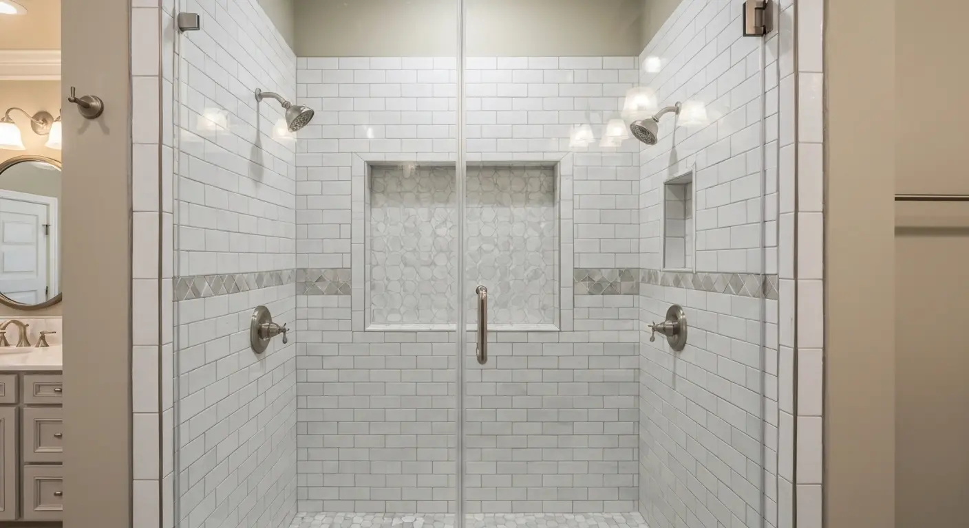 Tile shower