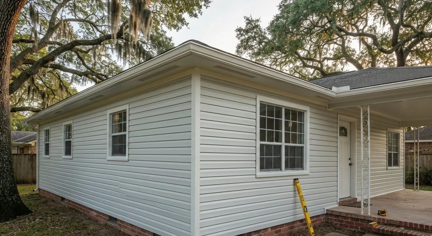 Siding replacement project in Gentilly Woods