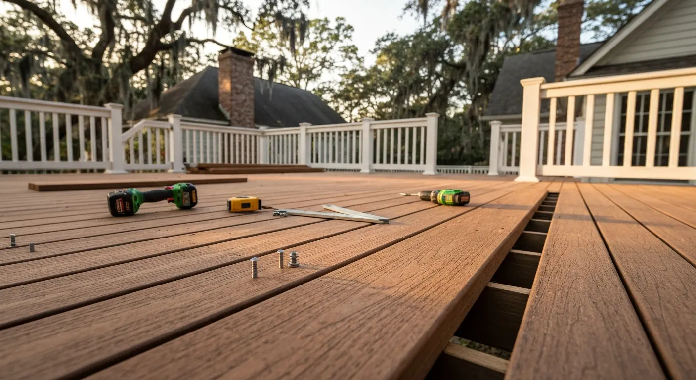 Deck repair work