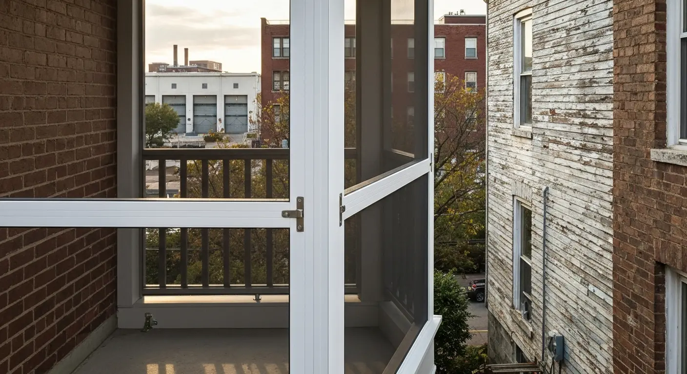 Screen porch installation